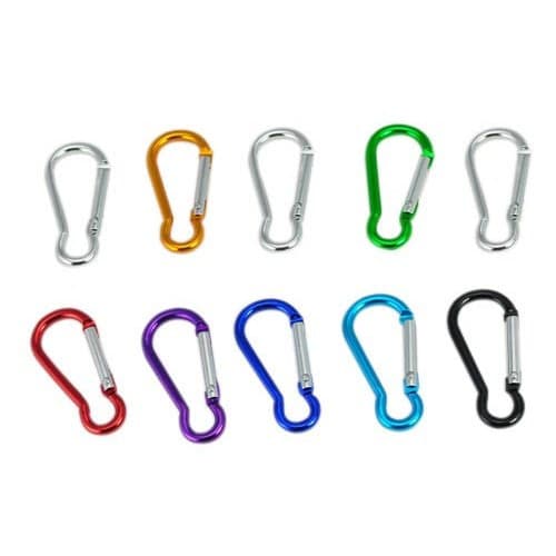 Карабін похідний алюмінієвий 4.6см 10 шт Multicolored (313084)