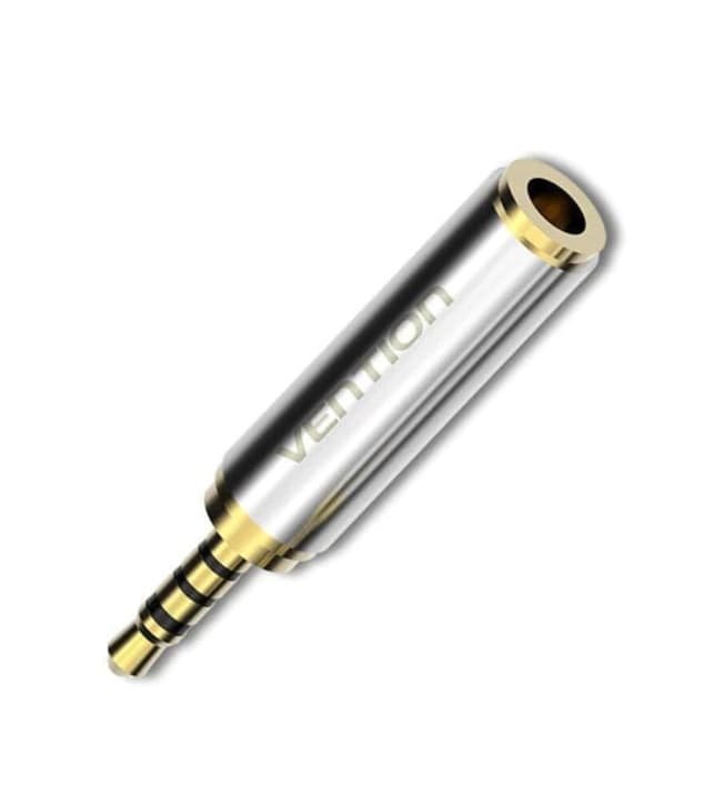 Адаптер Vention 2.5mm Male to 3.5mm Female Audio Adapter Metal Type Silver (VAB-S02)