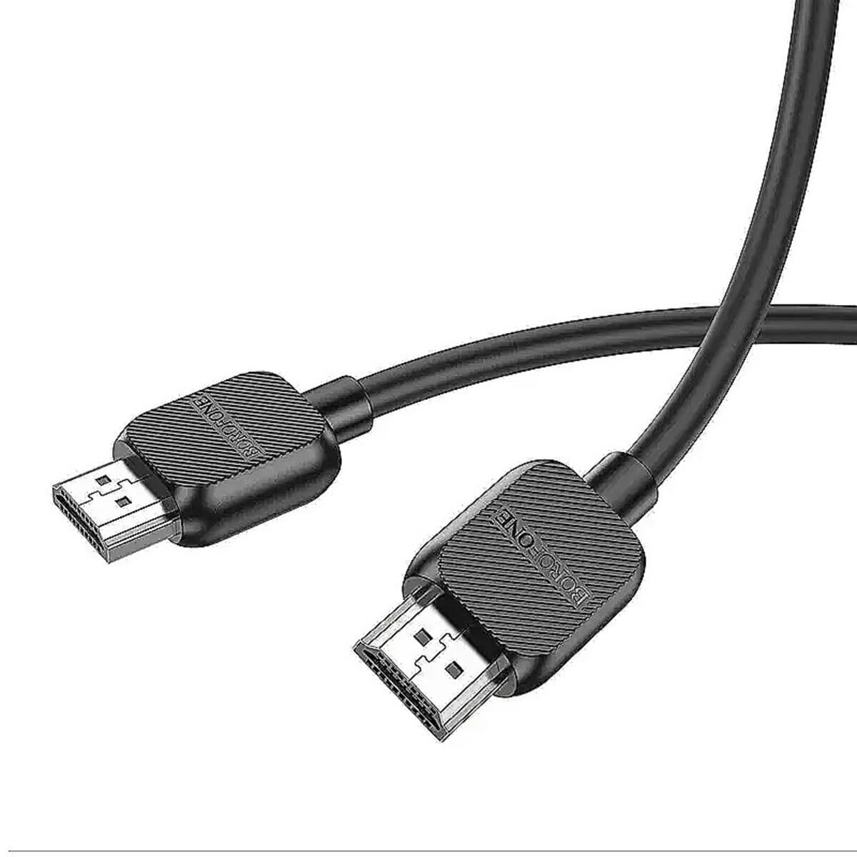 Кабель BOROFONE BUS02 Vivido HDTV 2.0 male-to-male 4K HD data cable 2m Black