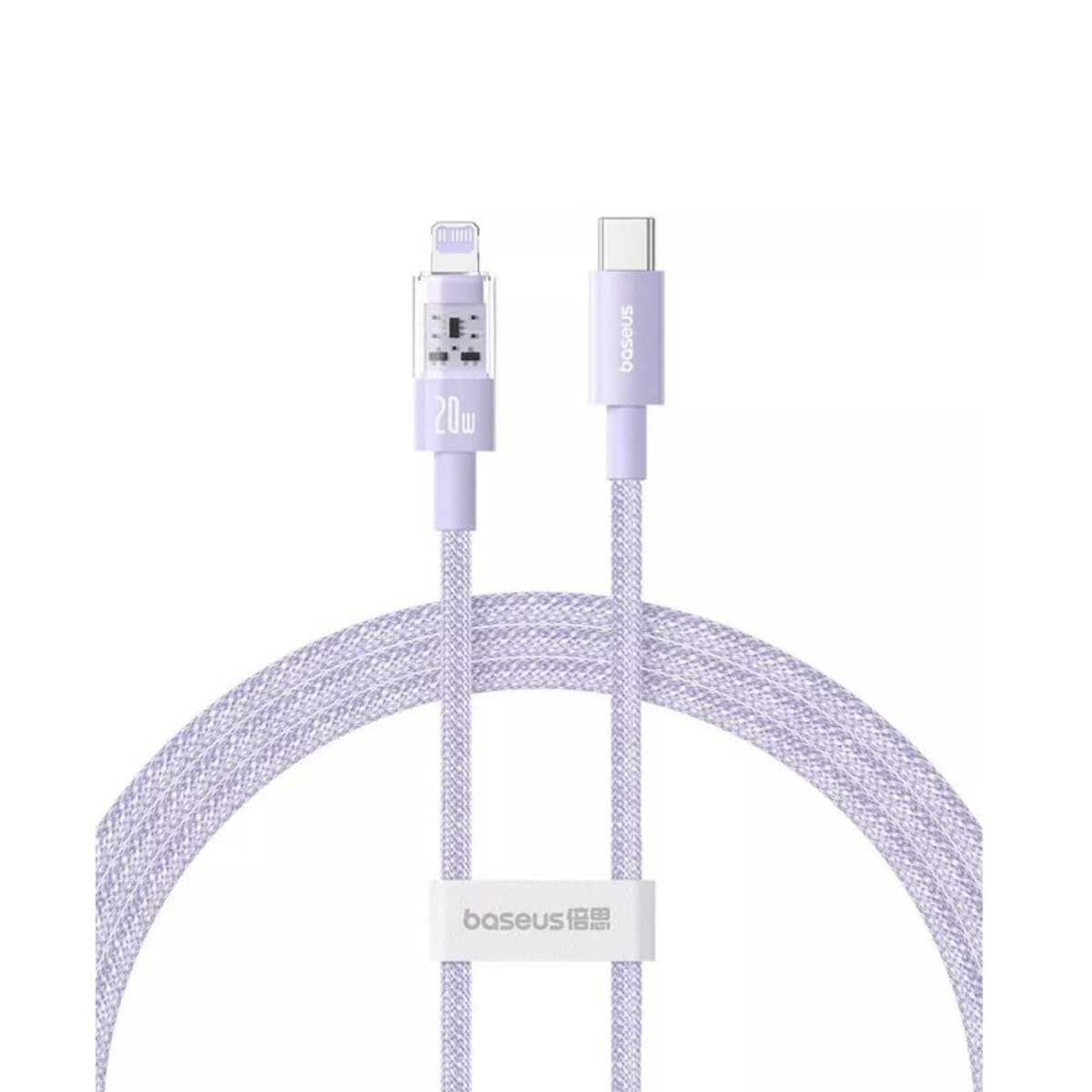 Кабель Baseus Gem Fast-Charging Data Cable Type-C to Lightning 20W 2m Nebula Purple (P10373001511-01)