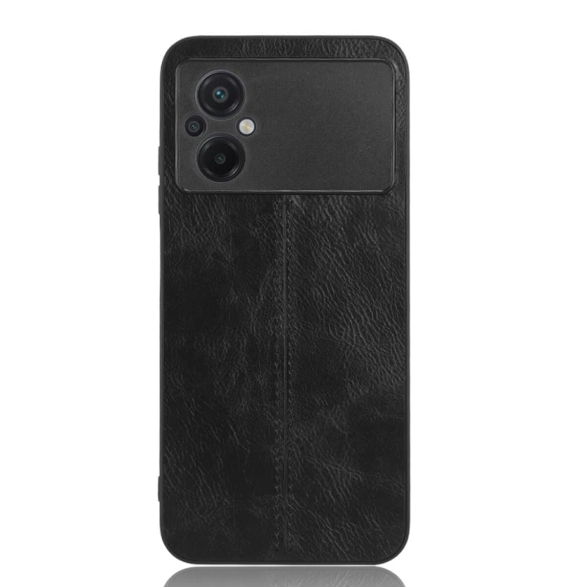 Защитный чехол-накладка Cosmiс Leather Case for Poco M5/M5 5G Black (CoLeathPocoM5Black)