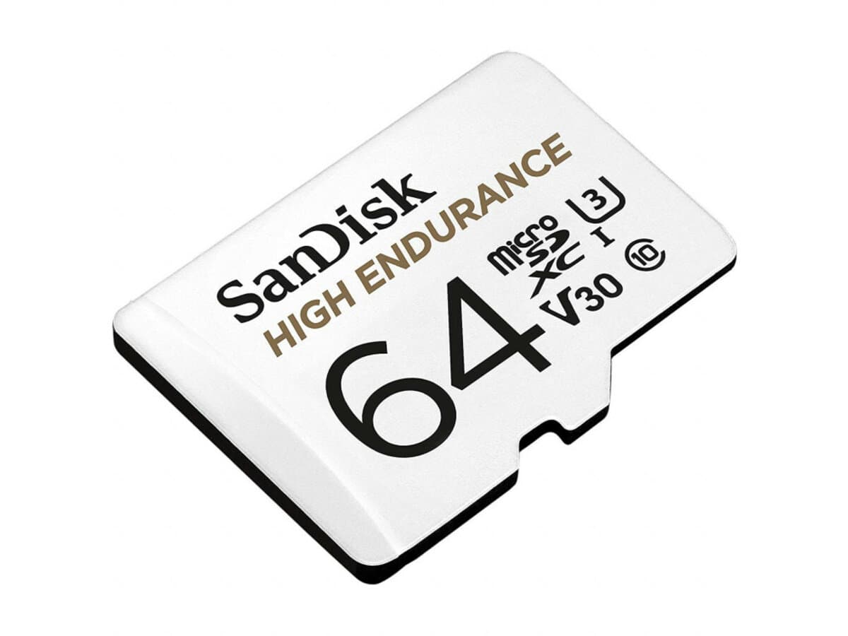 Карта пам'яті SanDisk High Endurance microSDXC UHS-1 U3 64Gb class 10 V30 100Mb/s adapterSD (SDSQQNR-064G-GN6IA)
