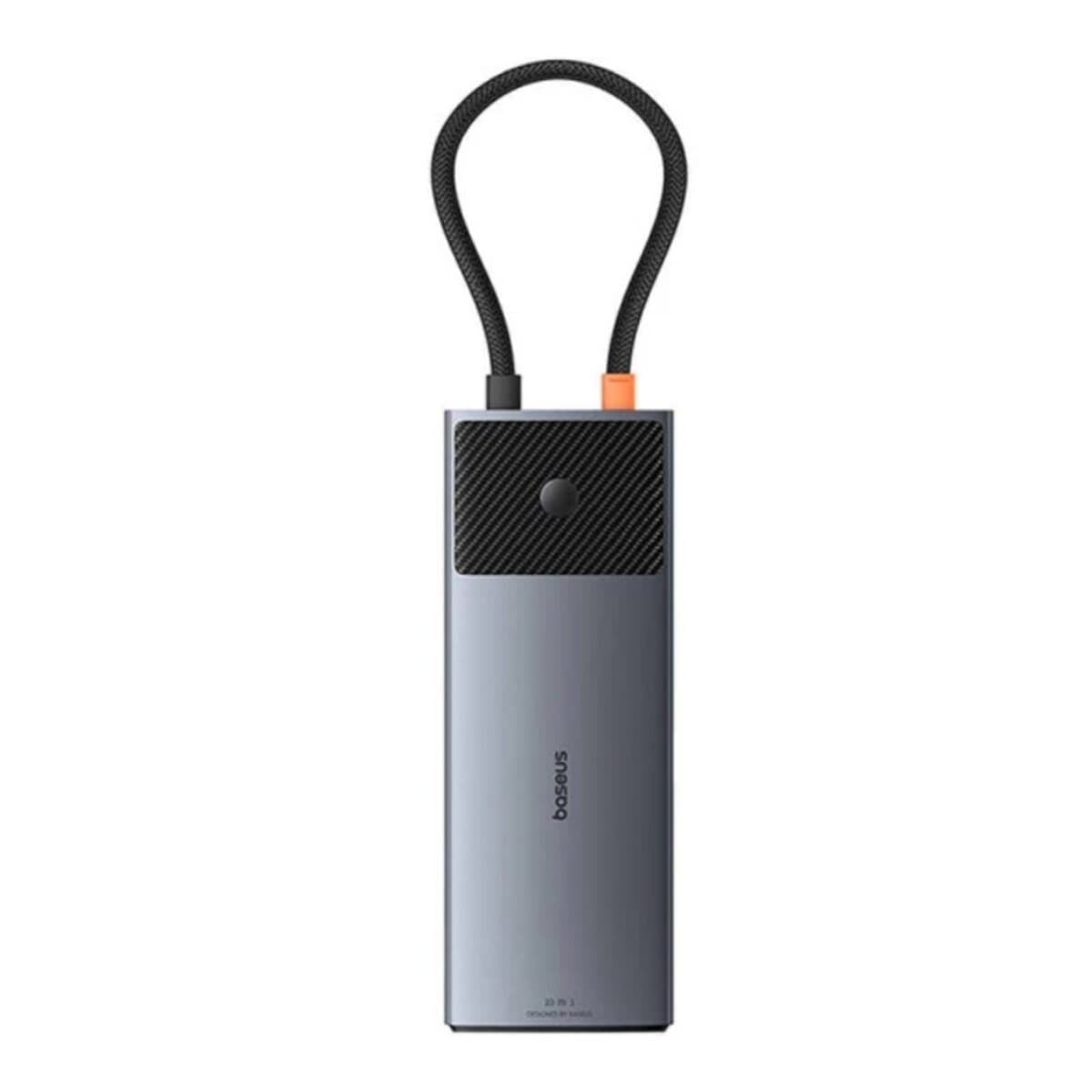 USB-хаб Baseus Metal Gleam Series II 10-in-1 USB HUB Type-C to 1*HDMI4K@120Hz+1*HDMI4K@60Hz+1*USB-A(10Gbps)+1*USB-C(10Gbps)+2*USB-A(480Mbp) Black (B00061800123-00)