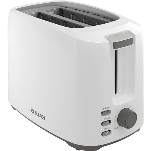 Тостер AIWA ASATAN ABT-700 750W 2 відділення хутро. управління розморожування підігрів булочок White (ABT700)