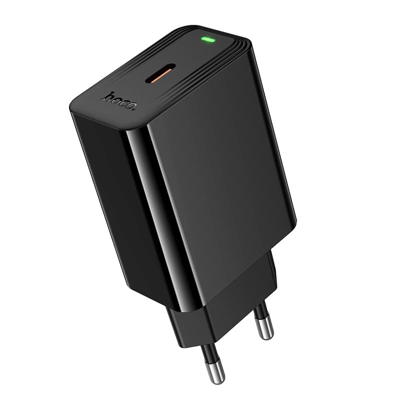 Зарядний пристрій HOCO CS93A Leader single port PD20W charger 3A Black