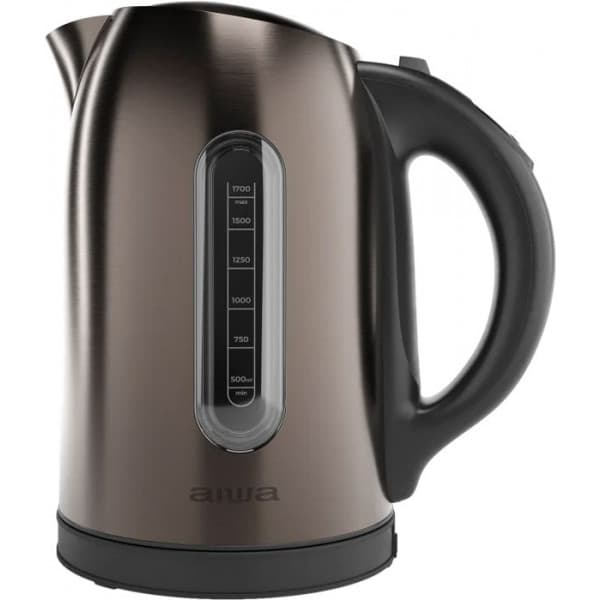 Електрочайник AIWA KAWAKO AKT-3000D 2200W 1.7л Strix установка температури нагріву метал Brown (AKT3000D)