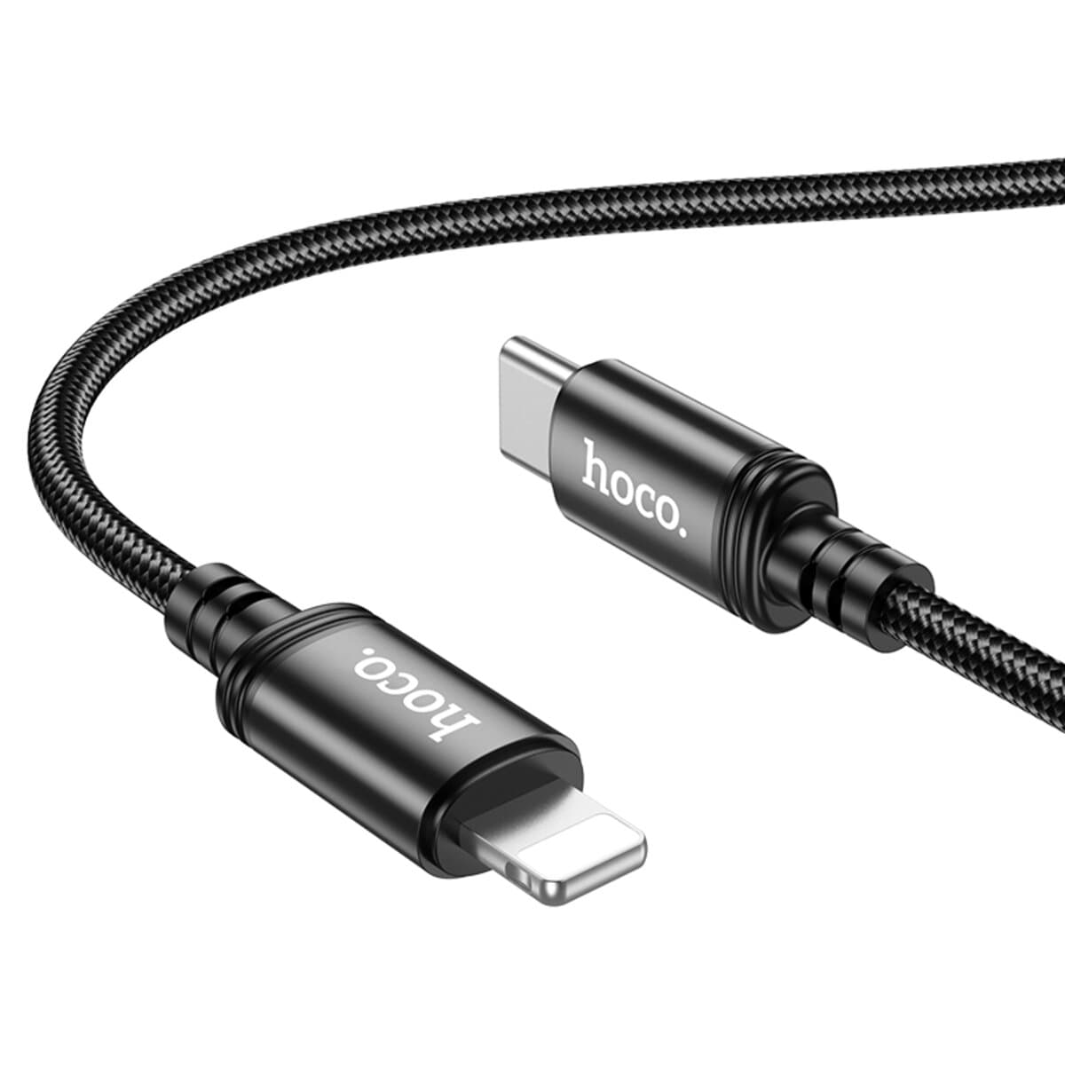 Кабель HOCO X89 Wind Type-C to Lightning PD charging data cable 1m 2.4A Black