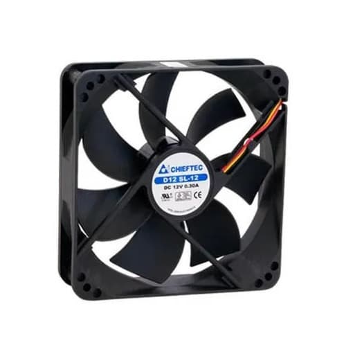 Вентилятор кулер для корпусу Chieftec 120мм AF-1225S Black