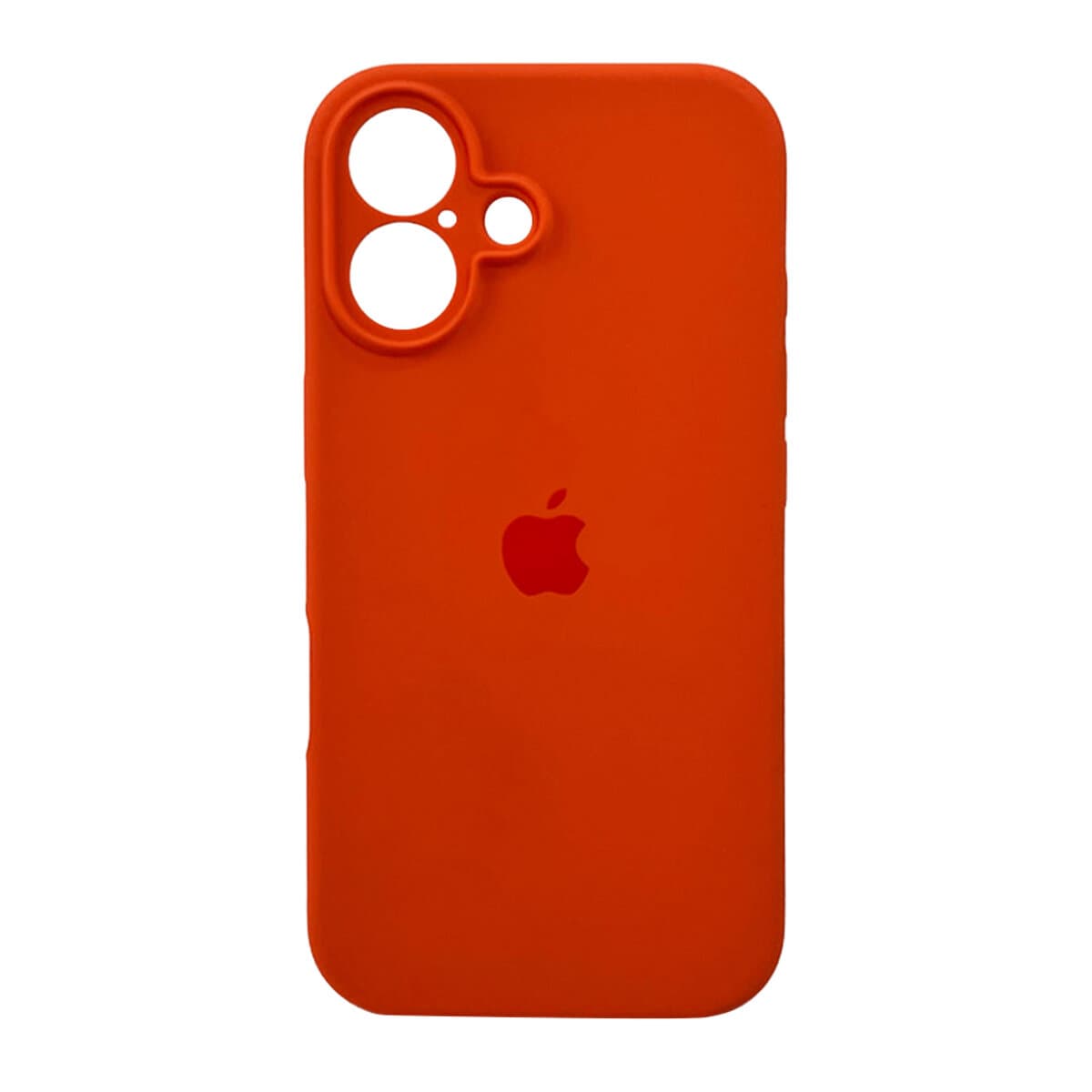 Захисний чохол-накладка Silicone Full Case AA Camera Protect для Apple iPhone 16 Orange (FullAAi16-52)