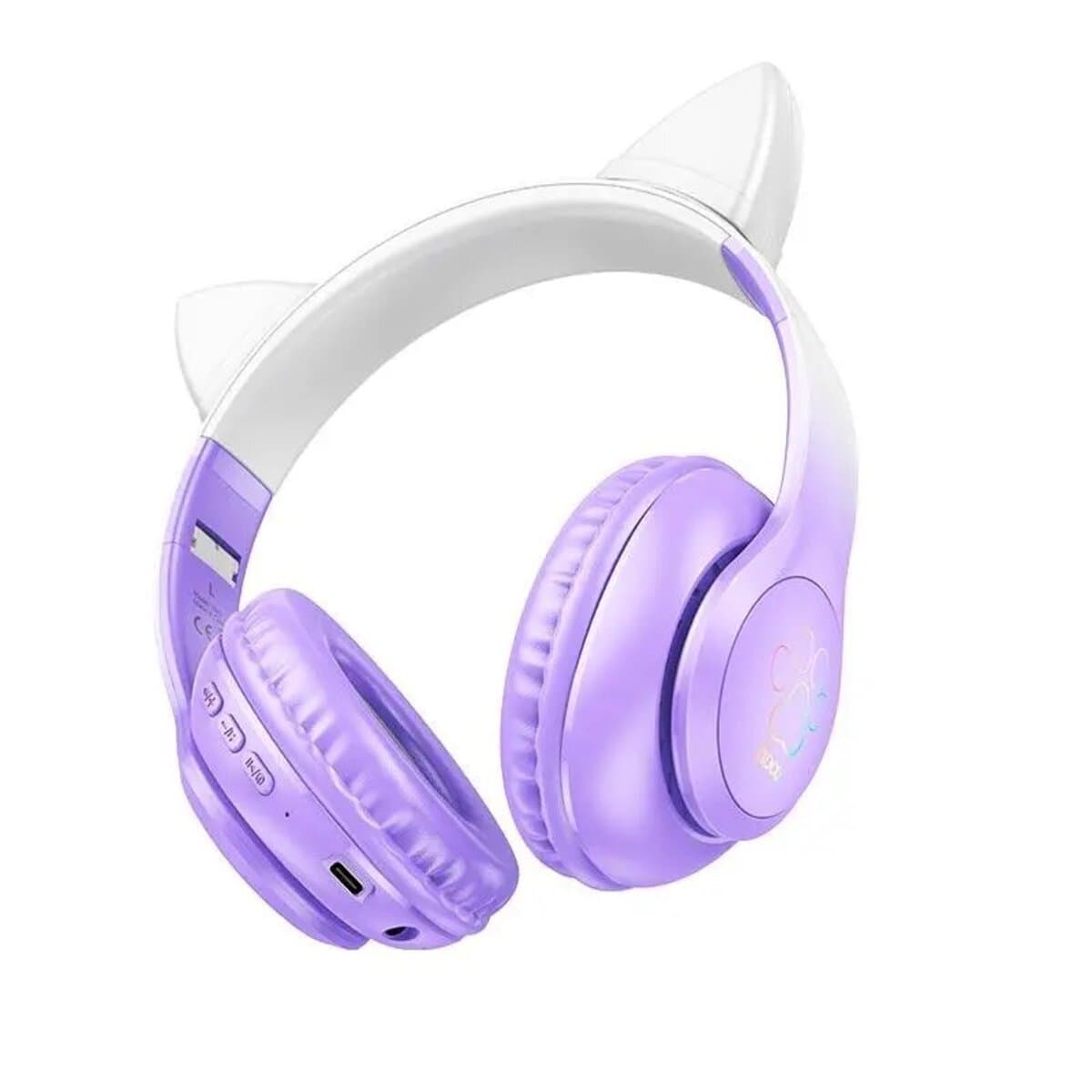Беспроводные наушники HOCO W42 Cat ears BT5.3 headphones 400mAh Purple Grape