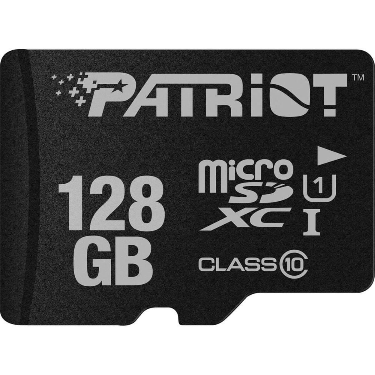 Карта памяти Patriot LX Series microSDXC UHS-1 128Gb class 10 (PSF128GMDC10)