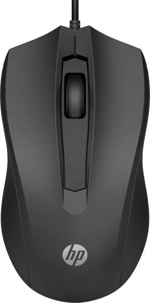 Проводная мышка HP 100 USB 1600dpi Black (6VY96AA)