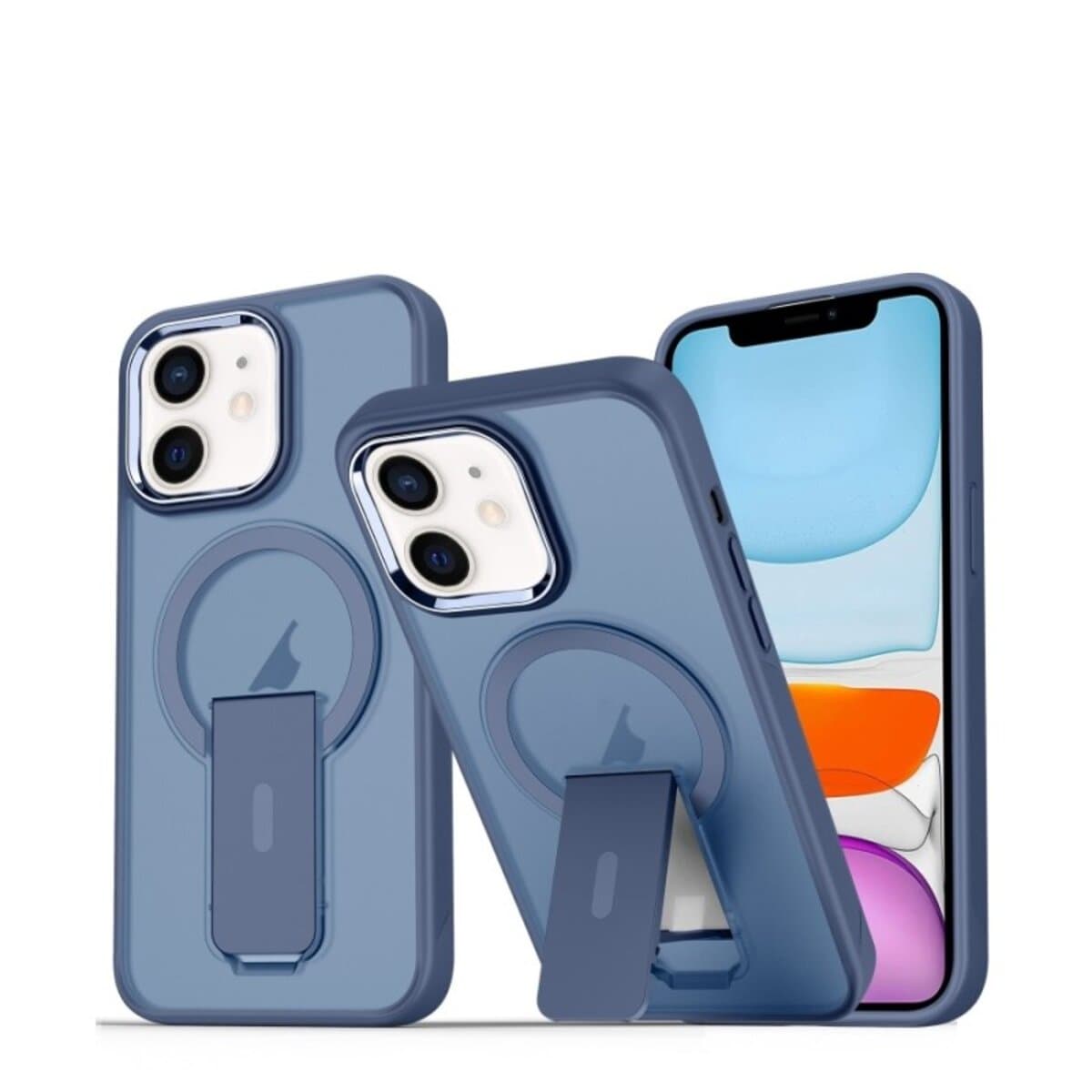 Защитный чехол-накладка Cosmic Magnetic Stand для Apple iPhone 11 Blue (MagStand11Blue)