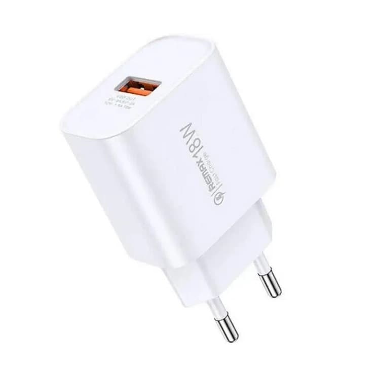 Зарядний пристрій REMAX Kiddy Series RP-U119 18W 1xUSB Fast Charge EU White