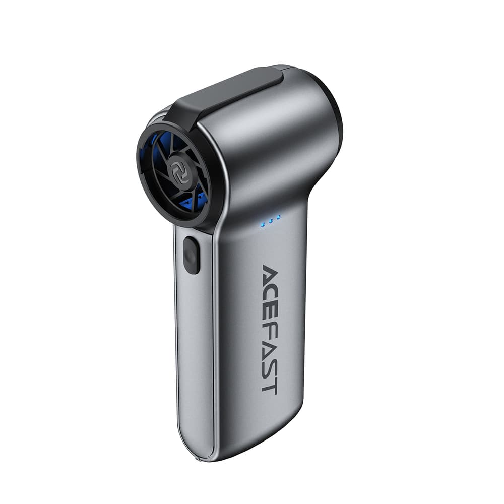Портативний турбовентилятор ACEFAST YF3 powerful handheld fan 2500mAh 3 швидкості Metal Grey