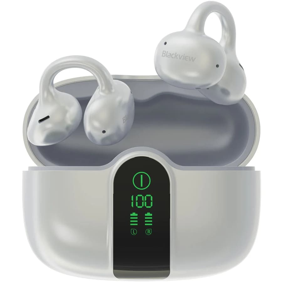 Бездротові навушники Blackview AirBuds 15 Frost TWS BT6.0 IPX5 Type-C 400mAh White