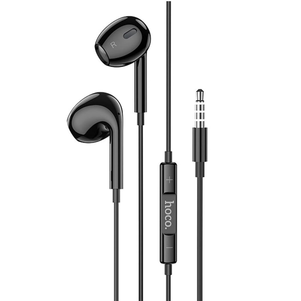 Дротові навушники HOCO M1 Max crystal earphones with mic 3.5мм 1.2м Black
