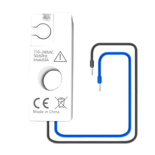 Датчик потребления электроэнергии энергометр Zemismart SPM01 63А 1P+N Zigbee White (877448)