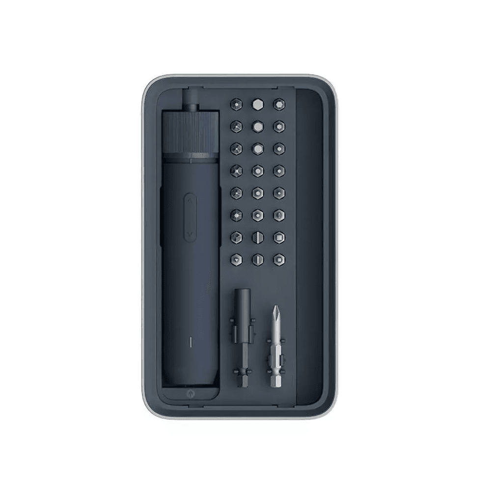 Електровикрутка HOTO Straight Handle Electric Screwdriver Set 25 in 1 Box 1500mAh Black (QWLSD011)