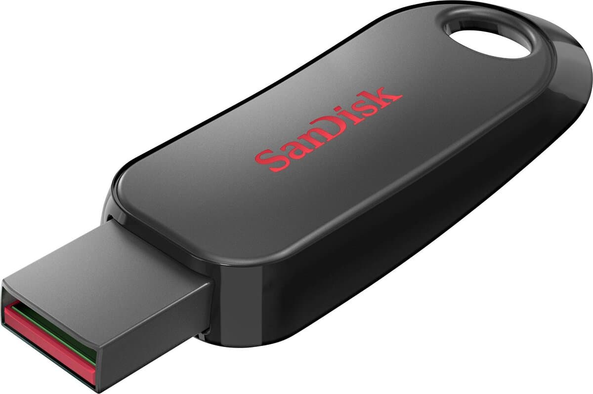 Флеш пам'ять флешка SanDisk Cruzer Snap 64Gb USB 2.0 Black (SDCZ62-064G-G35)