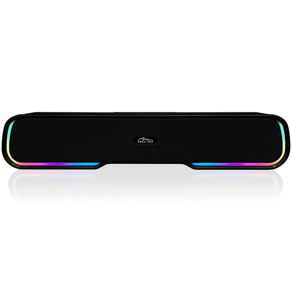 Комп'ютерна колонка саундбар Media-Tech PHANTOM 10W 2.0 Bluetooth Soundbar LED Light Black (MT3180)