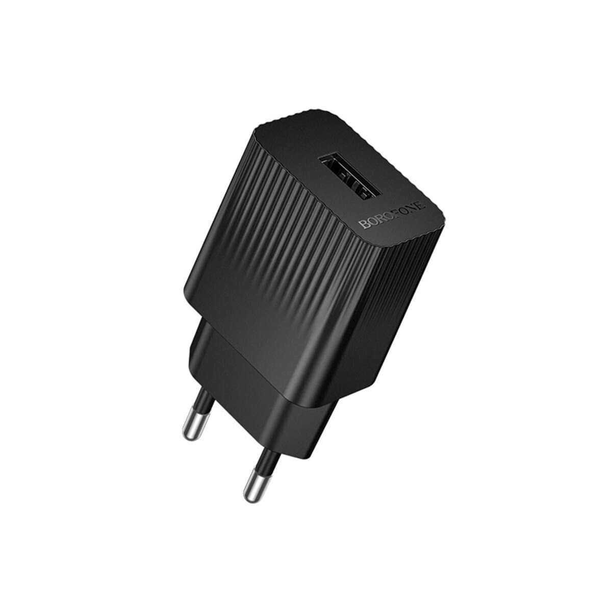 Зарядний пристрій BOROFONE BAS71A Source single-port charger 1xUSB 2.1A Black