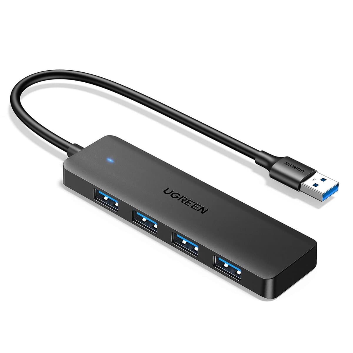 USB-Хаб UGREEN 4-Port USB to 4xUSB3.0 Hub Black (UGR-25851)