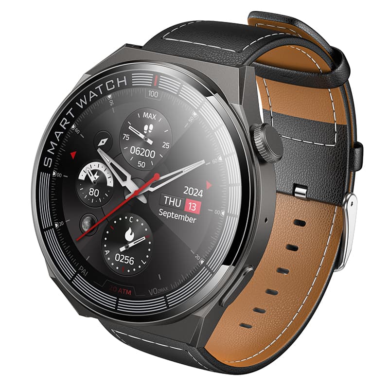 Смарт-годинник HOCO Y35 36mm 250mAh IP67 BT5.3 1.46'' Smart sports watch call version Black