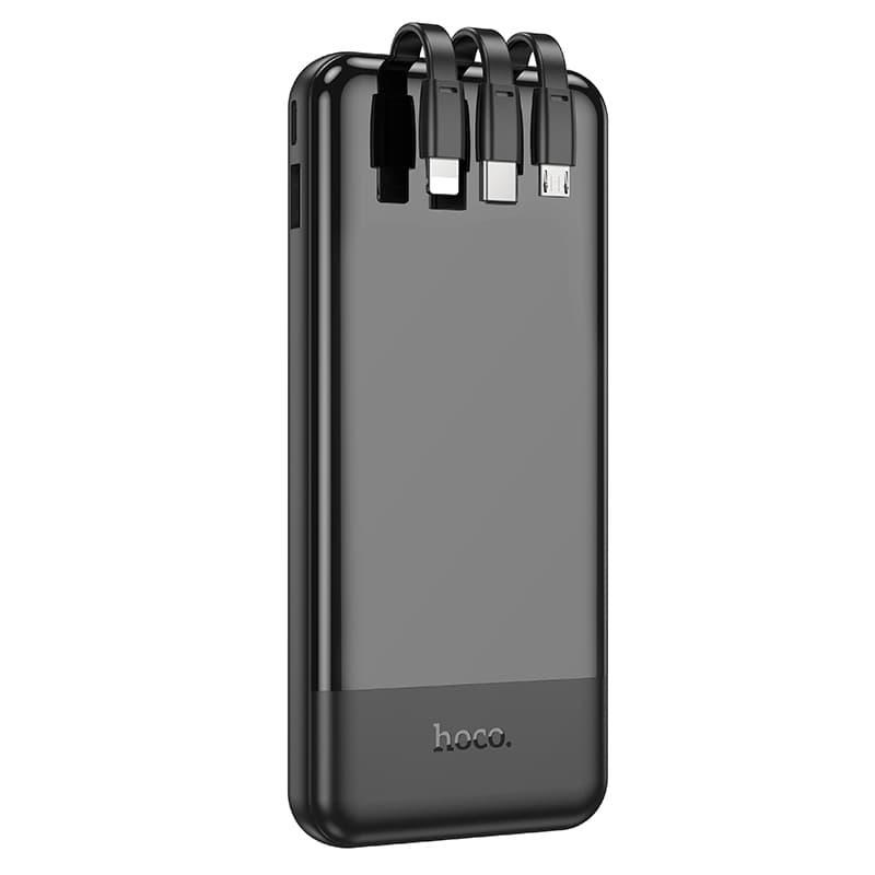 Powerbank павербанк УМБ HOCO J114 Charger with cable 10000mAh 10W Black