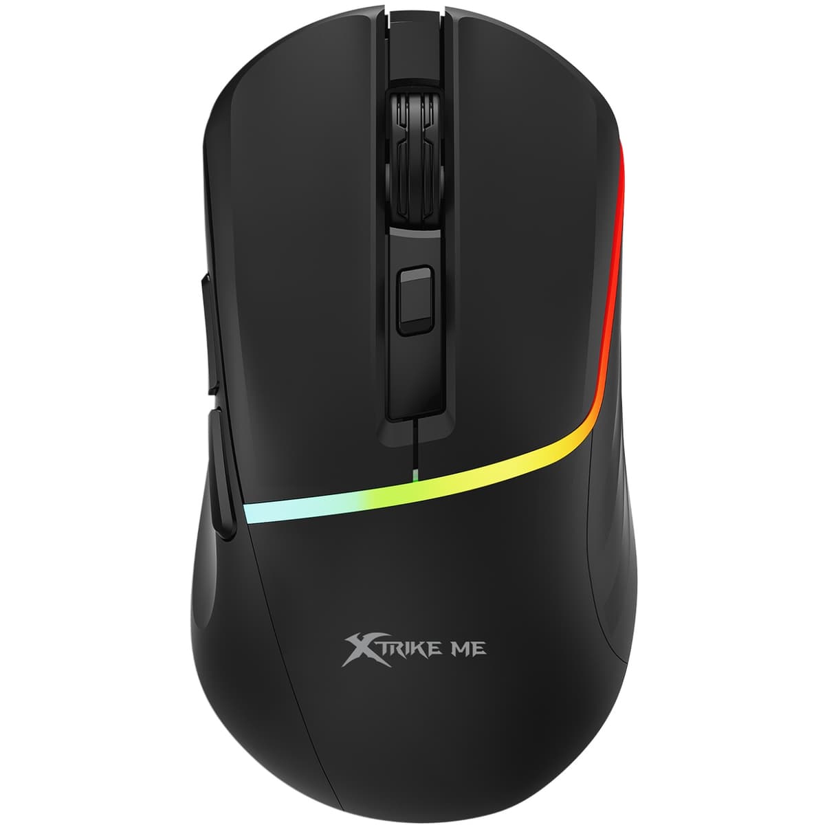 Проводная игровая мышка XTRIKE ME GM-322 7200dpi RGB Black (GM-322BK)