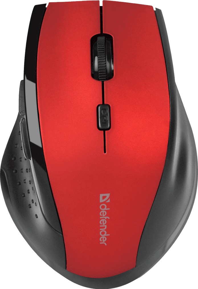 Игровая беспроводная мышка Defender Accura MM-365 6 кн 1600 dpi USB Red (52367)