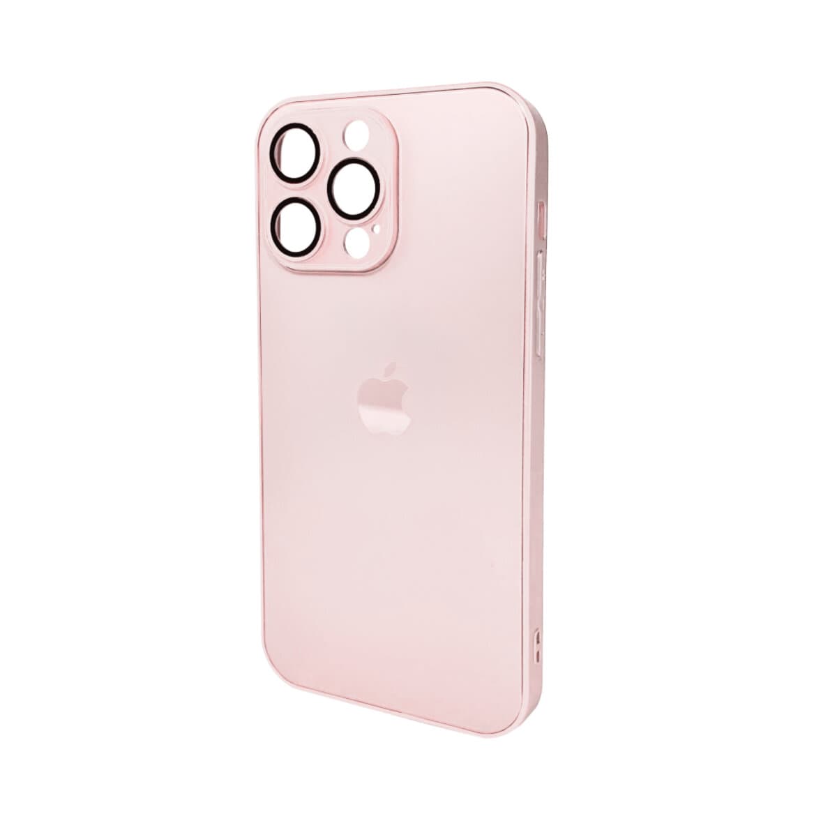 Захисний чохол-накладка AG Glass Matt Frame Color Logo for Apple iPhone 15 Pro Max Chanel Pink (AGMattFrameiP15PMPink)