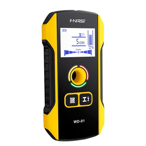 Детектор прихованої проводки металу дерева FNIRSI WD-01 300mAh тестер Black-Yellow (697368)