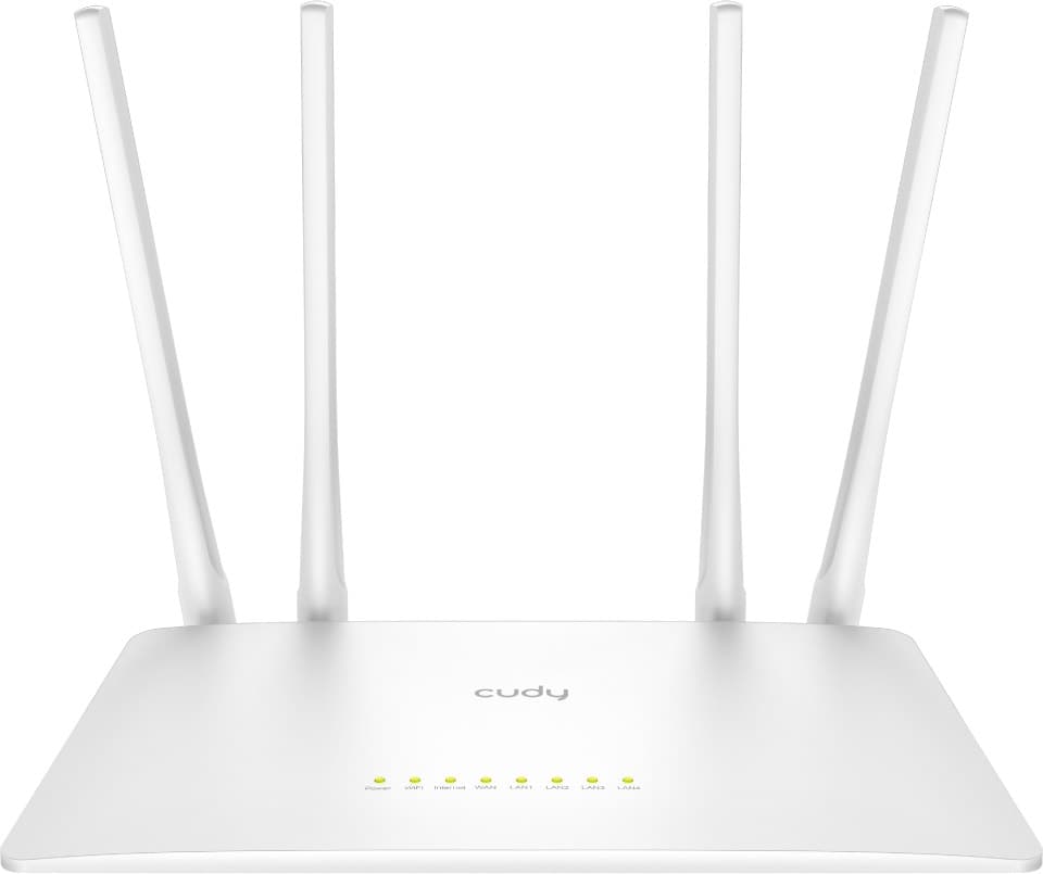Маршрутизатор роутер Cudy WR1200 AC1200 Wi-Fi Router 2.4 ГГц/5 ГГц White (WR1200)
