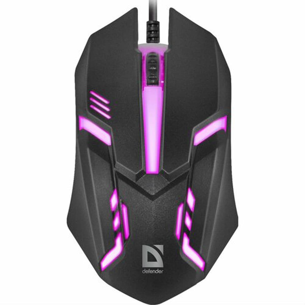 Провідна ігрова мишка Defender Cyber MB-560L 1200dpi RGB Black (52560)