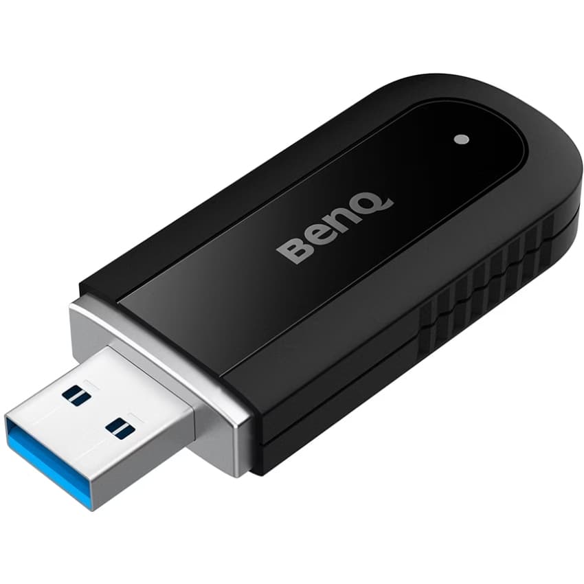 Бездротовий WI-FI Bluetooth адаптер BenQ WD02AT WI-FI 6 + BT5.2 Black (5A.F8Y28.DE1)