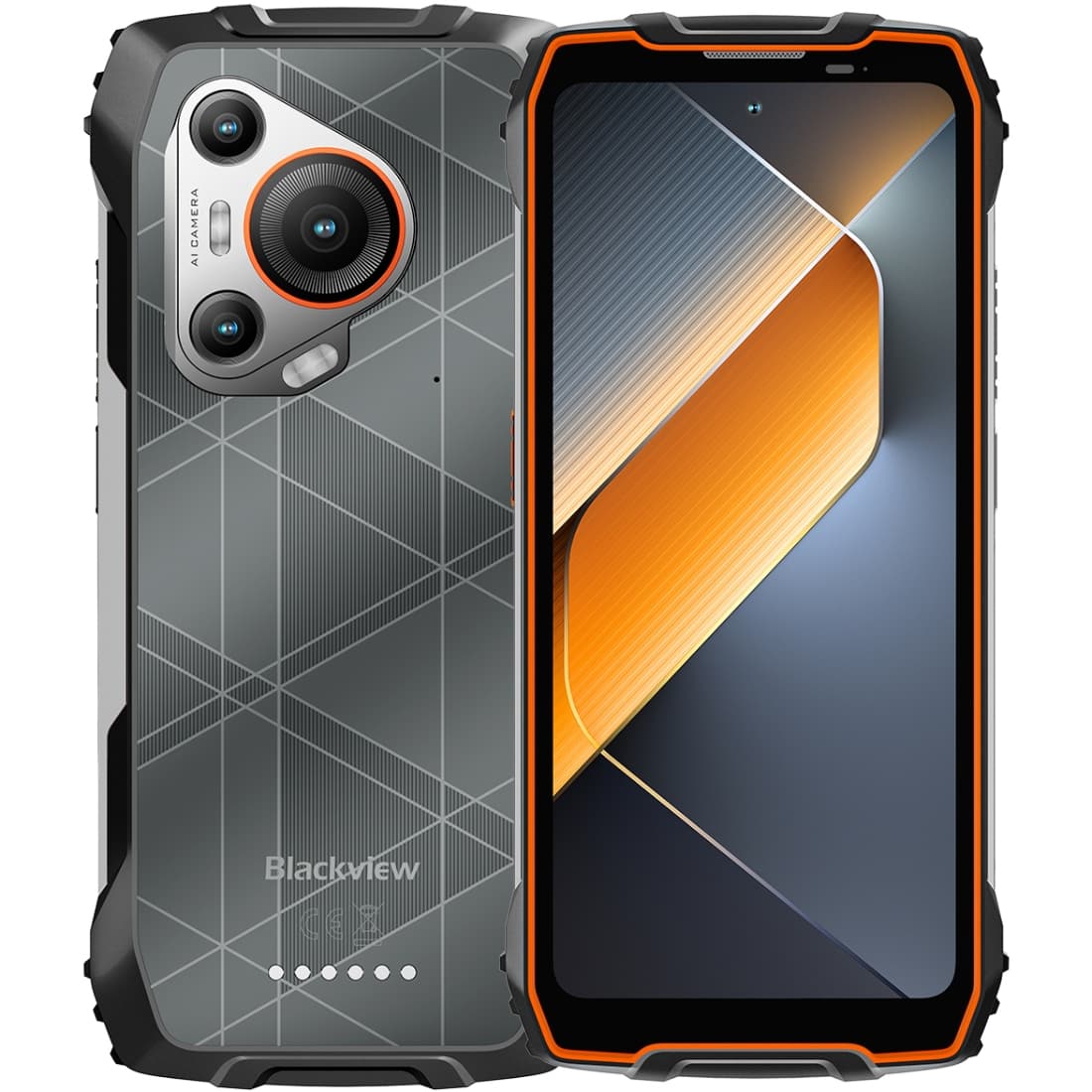 Смартфон Blackview BL7000 6.78'' FHD+ 8GB/256GB Dimensity 6300 7500mAh 50+32Мп Night NFC IP69 Orange (BL7000_OR)