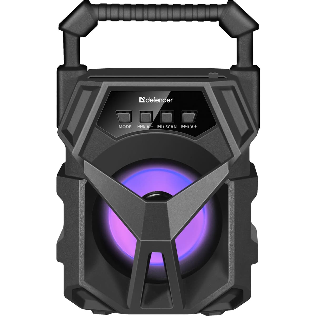 Бездротова портативна колонка Defender G98 1.0 5Вт BT5.0/TF/USB/AUX/Light Black (65098)