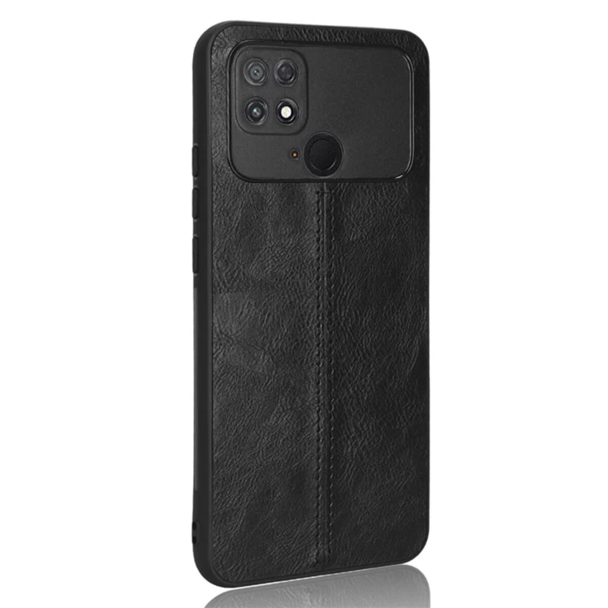 Защитный чехол-накладка Cosmiс Leather Case for Poco C40 Black (CoLeathPocoC40Black)