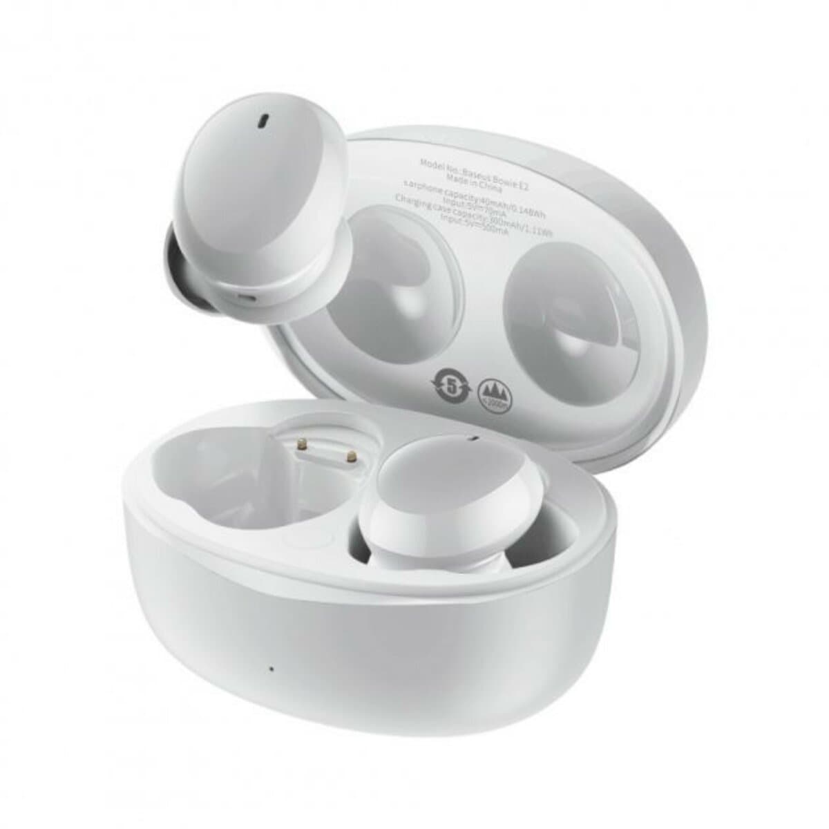Беспроводные наушники Baseus True Wireless Earphones Bowie E2 BT5.2 300mAh White (NGTW090002)