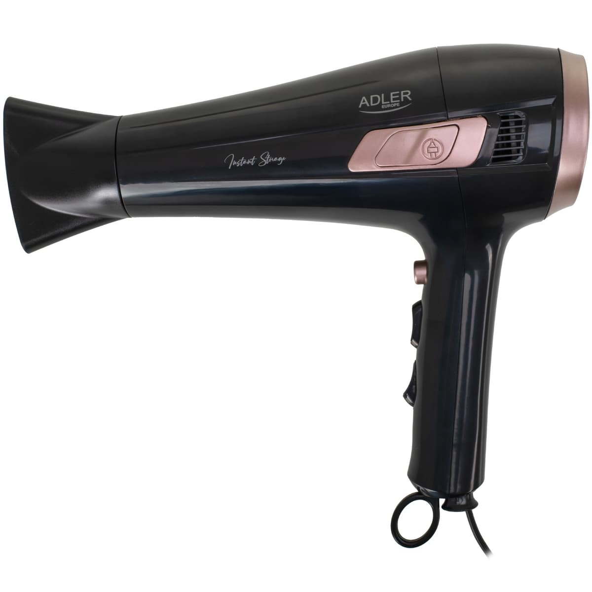 Фен для волосся Adler AD 2283 2400W 2 швидкості 3 температурні режими Black (AD2283B)