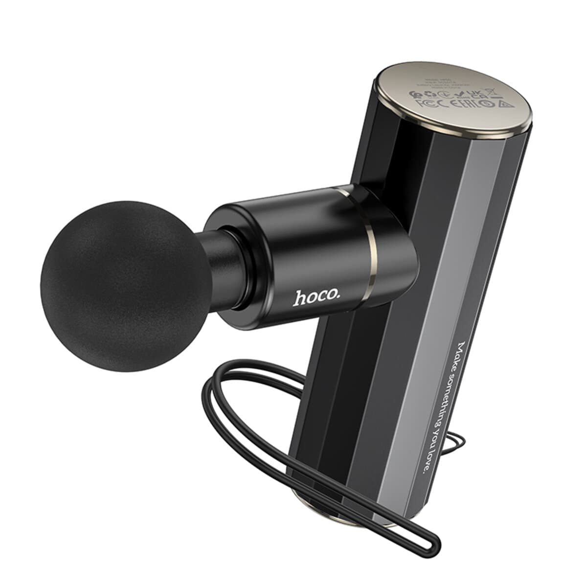 Бездротовий масажер HOCO HP50 electric mini silent massager 2000mAh Black
