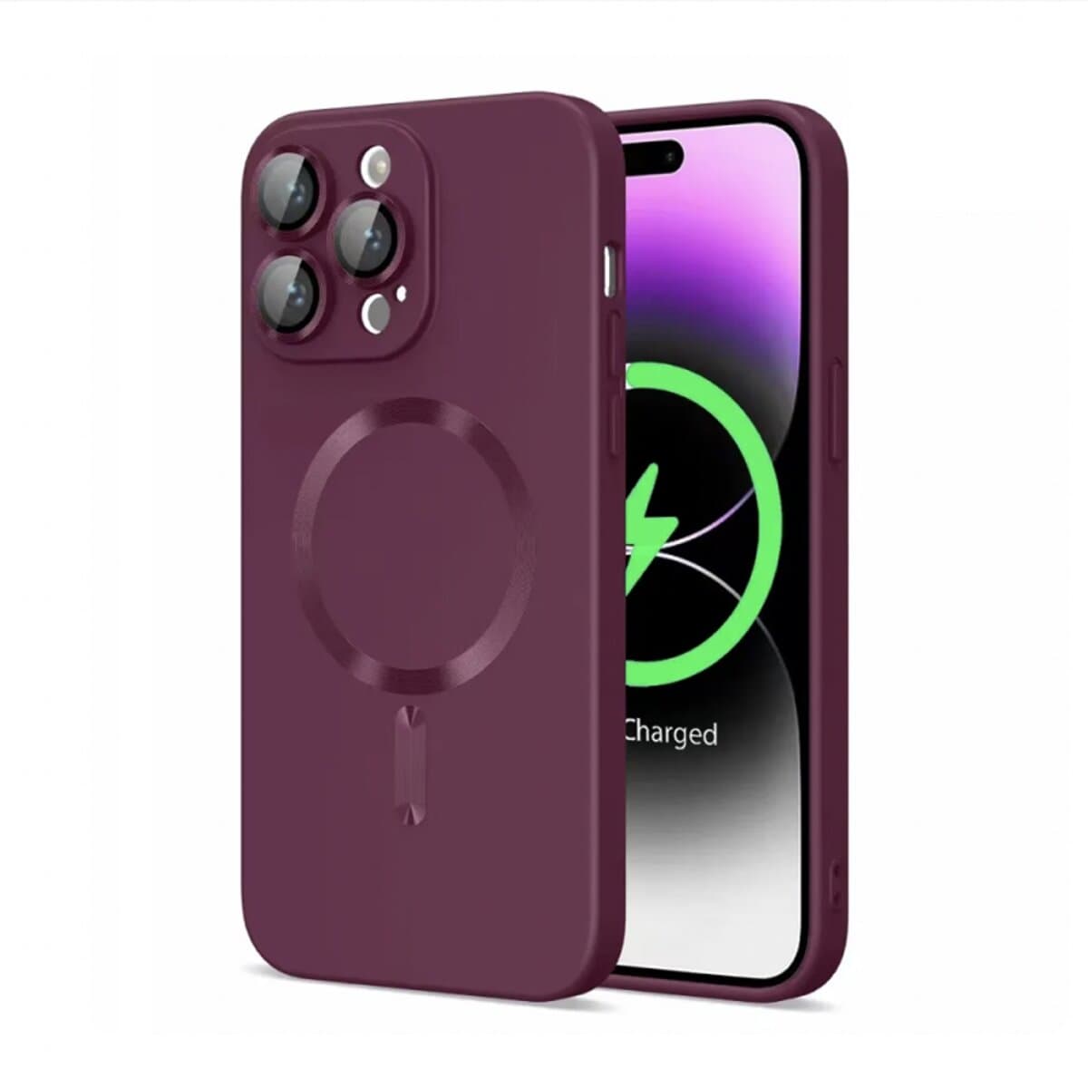 Защитный чехол-накладка Cosmic Frame MagSafe Color для Apple iPhone 14 Wine Red (FrMgColiP14WineRed)