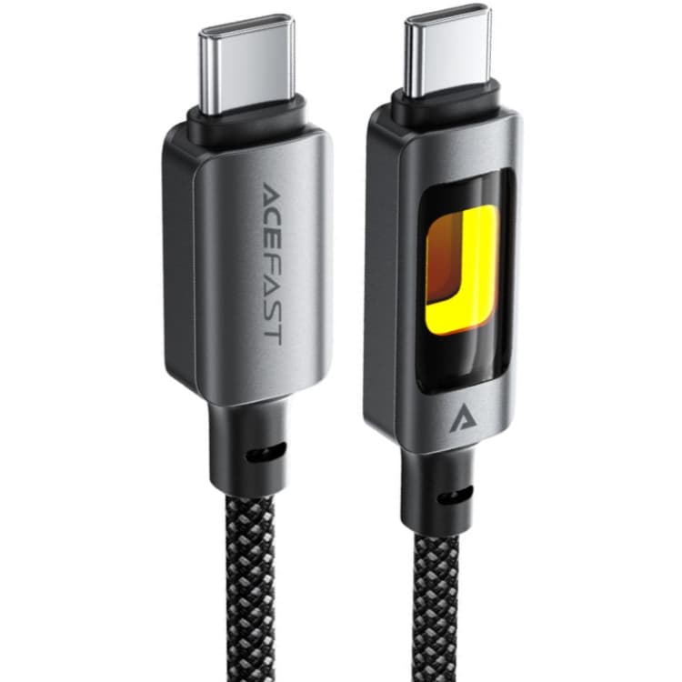 Кабель Acefast C21-03 USB 2.0 Type-C M-M 1.2м 60W Black