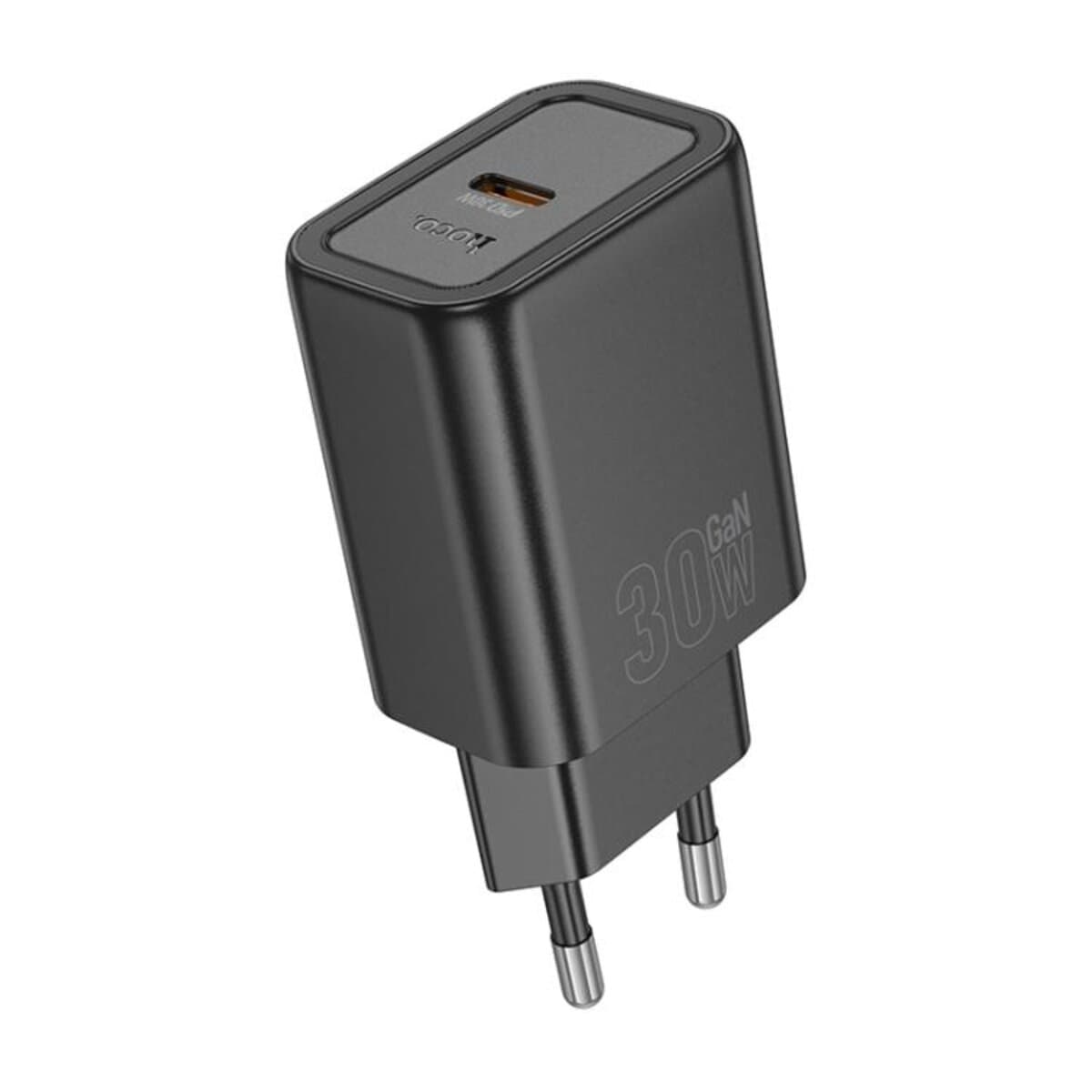 Зарядний пристрій HOCO N62 Gentle single port PD30W Charger 1xType-C EU 2.5A Black