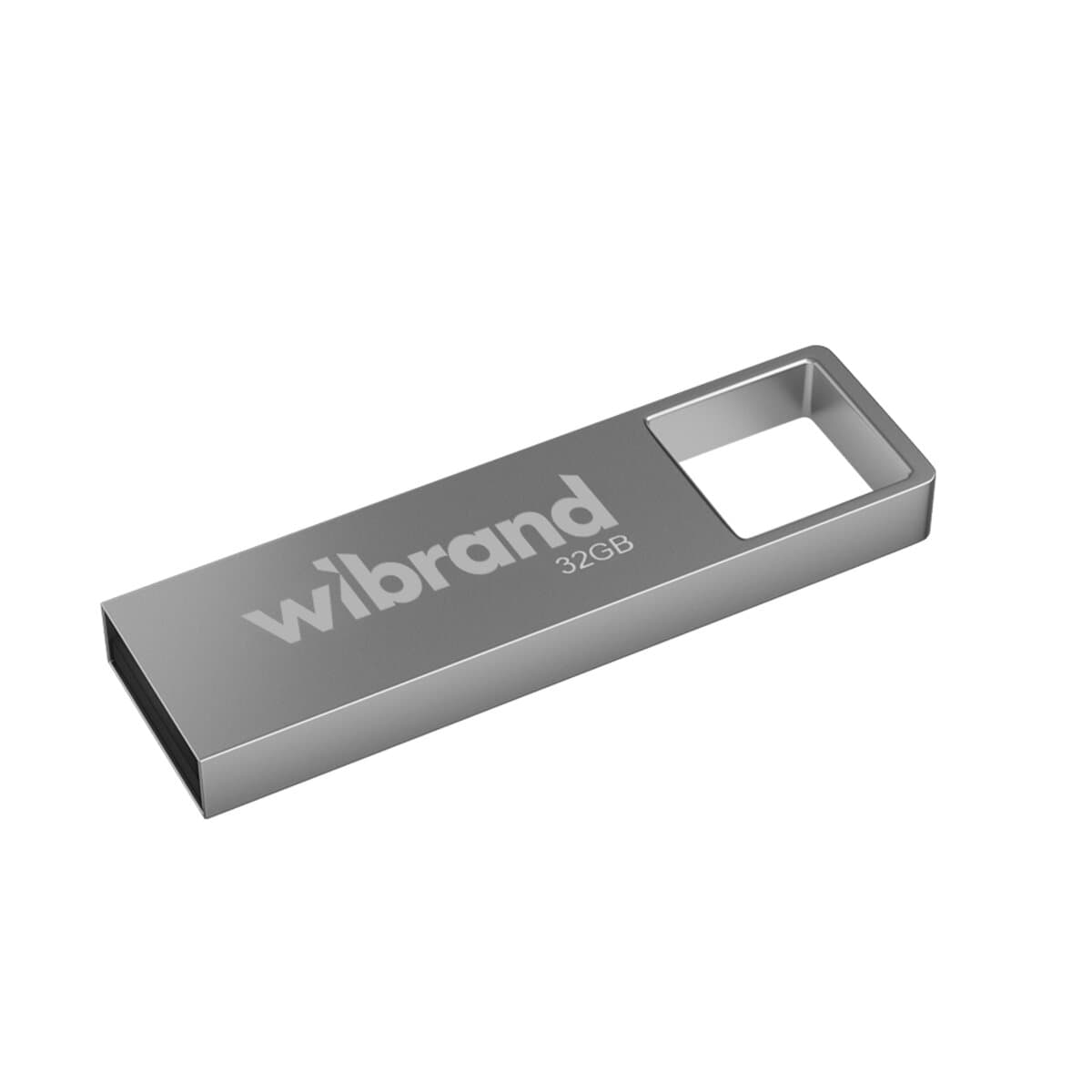 Флеш память флешка Wibrand Shark 32Gb USB 2.0 Silver (WI2.0/SH32U4S)
