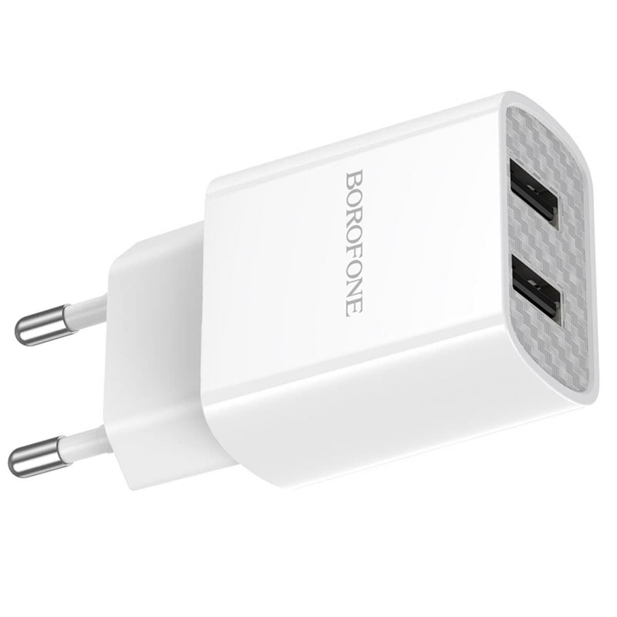 Зарядное устройство BOROFONE BA53A Powerway dual port charger 2xUSB 2.1A White (BA53AW)