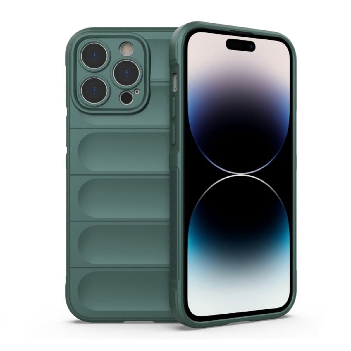 Защитный чехол-накладка Cosmic Magic Shield для Apple iPhone 14 Pro Dark Green (MagicShiP14PGreen)