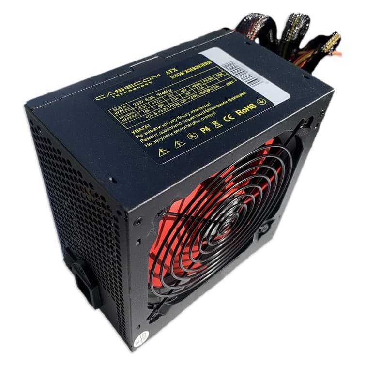 Блок живлення для ПК 650W Casecom CM 650 120мм 4хSATA Bulk ATX