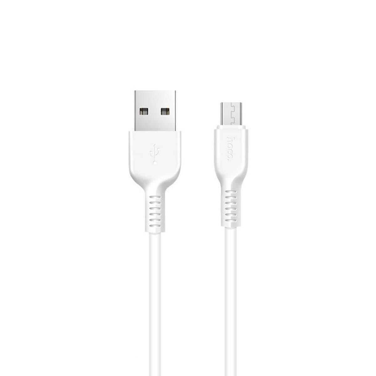Кабель HOCO X13 USB to Micro-USB 2A 1m PVC connectors White